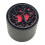 Potentiometer-Bedienknopf aus Metall-Schwarz mit roter Einlage 1