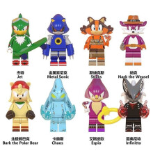 Sonic The Hedgehog Lego Minifigures Toy Hero Figure
