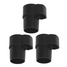 3pcs Alto Saxophone End Caps with Key Protection Design for Bent Neck Storage and Transport