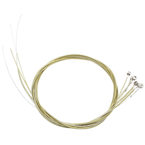 Acoustic Guitar Strings Set Brass 6 String Folk Replacement with Bright Balanced Tone