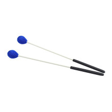 Wool Drum Mallets Pair with Durable Soft Wool Head, Ergonomic Grip for Warm Musical Tone and Versatile Percussion Practice