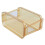 Dark Brown Double Layer PET Cosmetic Rack 500 g 1