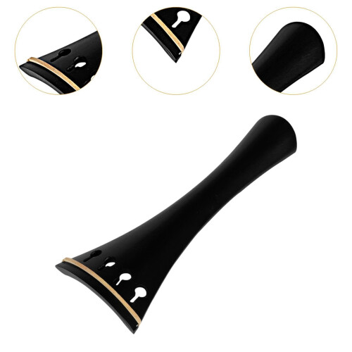 Violin Tailpiece 4.3x10.5cm Wood String Plate Component, Exact Fit Design for Easy Replacement 2