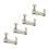 4Pcs Metal Violin Fine Tuners Set, Durable String Adjusters for Precise Pitch Control and Quick Winding 3