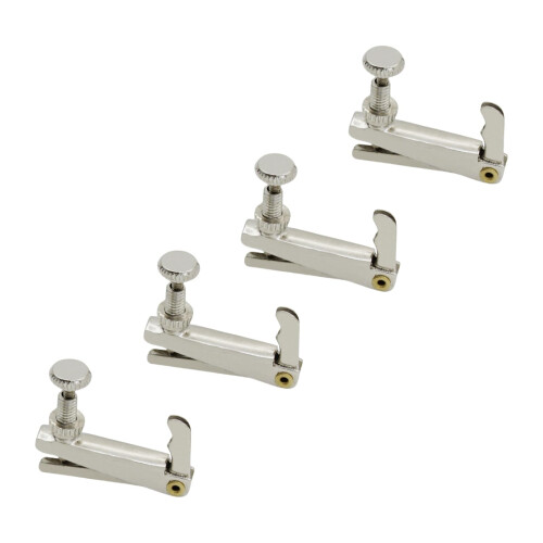 4Pcs Metal Violin Fine Tuners Set, Durable String Adjusters for Precise Pitch Control and Quick Winding 2