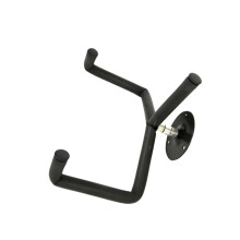 Guitar Wall Mount Hanger Metal Hook with Inclined AntiSlip Design for Acoustic and Electric Guitars Black