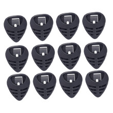 50 Pack Self Adhesive Guitar Pick Holder Box for Acoustic Guitar, Compact Pick Storage