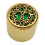 Bouton de potentiomètre, bouton de contrôle-Vert incrusté d'or 1
