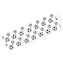 Premium-Fitnesshandtuch, schweißabsorbierend,-weißer Fußball