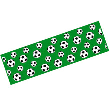 Premium-Fitnesshandtuch, schweißabsorbierend,-grüner Fußball