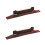 2pcs Archtop Guitar Bridge Saddle Replacement Set for Acoustic Guitar, Adjustable String Height 1