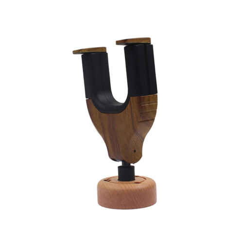 Guitar Wall Hanger with Locking Hook for Acoustic and Bass, SpaceSaving ScratchResistant Mount