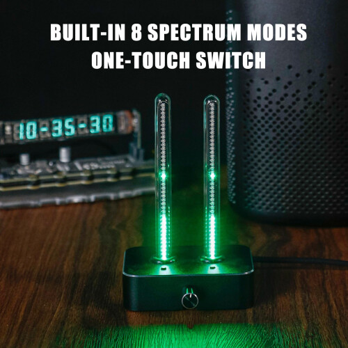 Music Rhythm Light Bar with Realtime Audio Visualization, Adjustable Sensitivity, RGB Modes for Home Studio Desktop 2