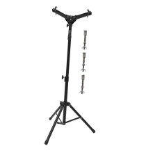Adjustable Folding Snare Drum Stand Durable Alloy Frame Black Finish for Beginners Home Practice