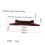 2pcs Archtop Guitar Bridge Saddle Replacement Set for Acoustic Guitar, Adjustable String Height 3