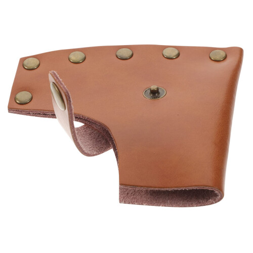 Leather Axe Sheath Hatchet Cover for Camping, Durable Leather Construction Blade Protection
