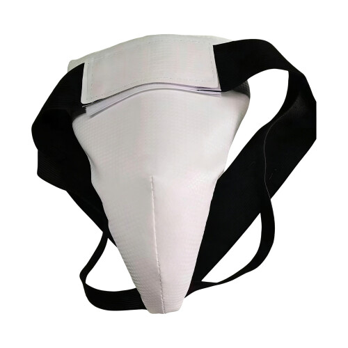 PU Plastic Protective Cup Elastic Waistband-Straw mens large