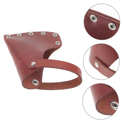 Axe Leather Sheath with Secure Blade Protection, Durable Craftsmanship for Camping and Outdoor Use 1
