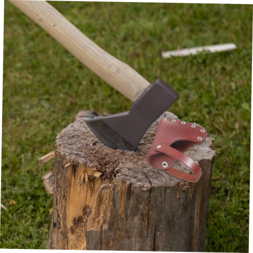 Axe Leather Sheath with Secure Blade Protection, Durable Craftsmanship for Camping and Outdoor Use 2