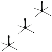 3pcs Clarinet Storage Rack Flute Collection Stand Desktop Flute Rack Ideal for Home or Store Display
