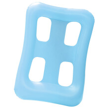 Pool Lounger Float Inflatable Pool Float Air Mat-light blue