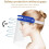10 Pack Safety Face Shield, Reusable AntiFog Clear Protective Visor with Soft Sponge Cushion, Pink 2