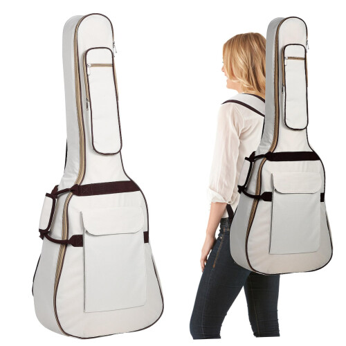 Guitar Accessories Organizer Bag with Quick Access Layout and Compact Travel Size