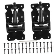 2pcs Stainless Steel Heavy Duty Self Closing Gate Hinges Weather Resistant for Wooden Fence and Garden Doors