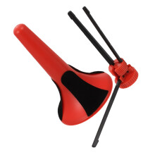Trumpet Stand with Detachable Legs, Foldable Metal Holder, Stable Support, Red Compact Design