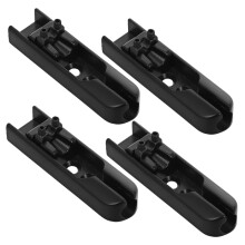 4pcs Bass Bridge Saddles for Electric Bass Guitar, Quick Intonation Adjustment, Easy Replacement