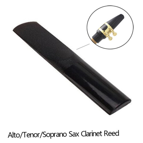 2pcs Synthetic Clarinet Reeds Set Durable Resin Construction Consistent Tone for Practice and Performance 1