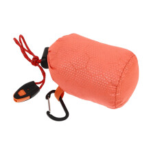 Emergency Sleeping Bag Thermal Heat Retention Reflective Survival Gear for Hiking Camping with Whistle and Clip