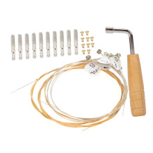 Lyre String Replacement Set with Tuning Wrench Kit for Precise Tuning and Enhanced Resonance