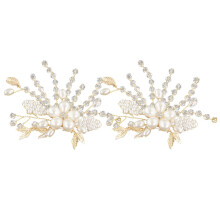 1 Pair Imitation Pearl Bride Wedding Shoe Ornament