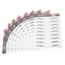 9 Sheets False Eyebrows Sticker Temporary Tattoos