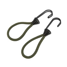 Heavy Duty Camping Tent Stakes and Stainless Steel Tent Hooks with Reinforced Rope Design, 2PCS Set