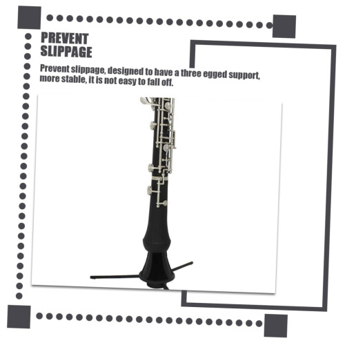 Clarinet Stand with Secure Support, Foldable Compact Design, Soft Padded Protection 2