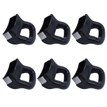 6Pz Maniglie Pentola Nero Materiale Per Uso Domestico