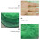 5Pz Rete Nylon Pieghevole Verde Retino Portatile 5