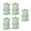 5Pz Rete Nylon Pieghevole Verde Retino Portatile 7