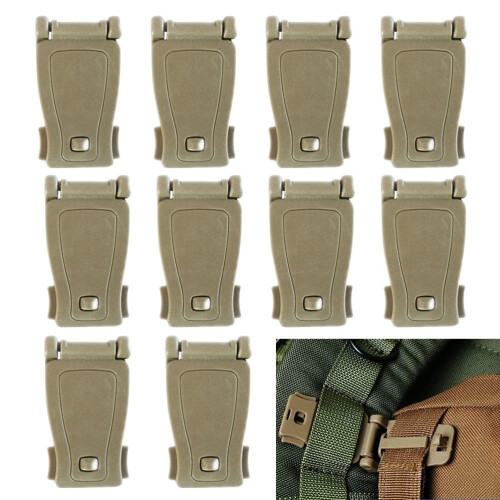 10pcs Web Buckles Strap Clip Strap Management Tool For 1