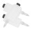 3Set Set Parti Ricambio Dispenser in PP Bianco Murale 4