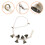 Dog Doorbell White Bell for Training Durable Cotton Rope Design 6