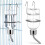 2pcs 180ml Plastic Rabbit Water Feeder Hanging Bottle 7
