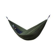 Ultralight Two Person Camping Hammock, Parachute Nylon Double Hammock with Straps for Travel, Hiking and Beach