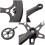 1Set Guarnitura Monopignone in Ferro Nero Resistente Per Bici 4