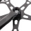 1Set Guarnitura Monopignone in Ferro Nero Resistente Per Bici 6