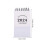 Mini Desktop Calendar White Paper 1pcs 5.3x2.9in 2