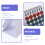 Mini Desktop Calendar White Paper 1pcs 5.3x2.9in 4