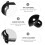 3Pcs Black Tpu Watch Protective Shell Anti-Scratch Durable Cover 4
